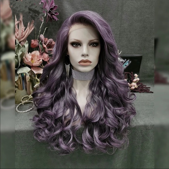 Other - Dark Purple Lace Front Lots of Body and Volume